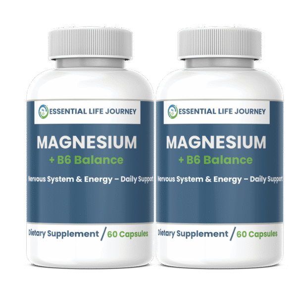 Magnesium + B6 Balance - 2 x 60 Capsules (Value Pack)