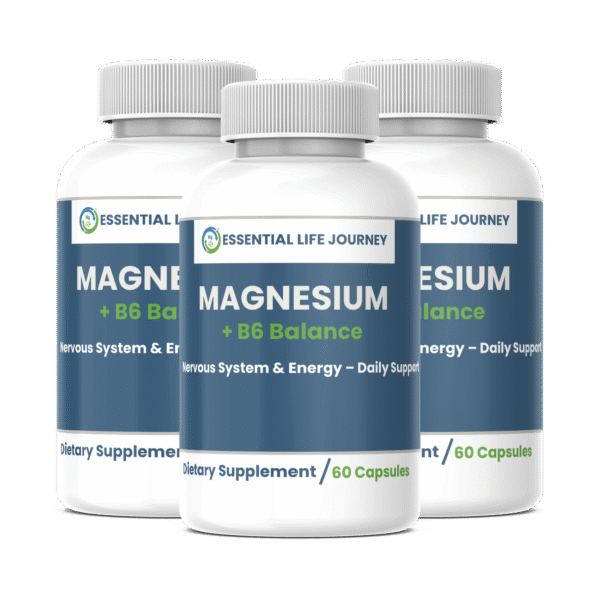 Magnesium + B6 Balance - 3 x 60 Capsules (Max Pack)