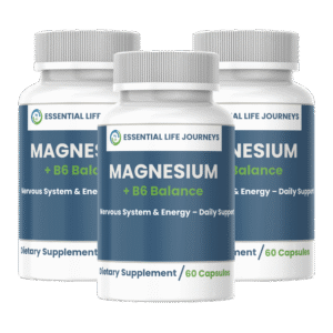 Magnesium + B6 Balance - 3 x 60 Capsules (Max Pack)
